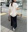 【Enlude】同色刺繍カレッジロゴTシャツ《ユニセックス》