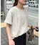 【Enlude】同色刺繍カレッジロゴTシャツ《ユニセックス》