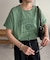 【Enlude】同色刺繍カレッジロゴTシャツ《ユニセックス》