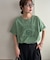【Enlude】同色刺繍カレッジロゴTシャツ《ユニセックス》