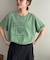 【Enlude】同色刺繍カレッジロゴTシャツ《ユニセックス》
