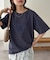 【Enlude】同色刺繍カレッジロゴTシャツ《ユニセックス》