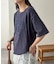 【Enlude】同色刺繍カレッジロゴTシャツ《ユニセックス》