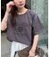 【Enlude】同色刺繍カレッジロゴTシャツ《ユニセックス》