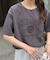 【Enlude】同色刺繍カレッジロゴTシャツ《ユニセックス》