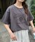 【Enlude】同色刺繍カレッジロゴTシャツ《ユニセックス》