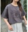 【Enlude】同色刺繍カレッジロゴTシャツ《ユニセックス》