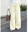 ライトオンス裏毛センタープレスワイドパンツ