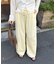 ライトオンス裏毛センタープレスワイドパンツ