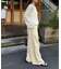 ライトオンス裏毛センタープレスワイドパンツ