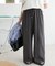 ライトオンス裏毛センタープレスワイドパンツ