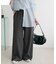 ライトオンス裏毛センタープレスワイドパンツ