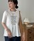 シャーリングロゴTシャツ