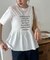 シャーリングロゴTシャツ
