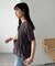 シャーリングロゴTシャツ