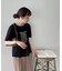 シャーリングロゴTシャツ
