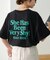 【Enlude】バックロゴプリントTシャツ《ユニセックス》
