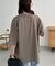 【Enlude】ライトテックリネンオープンカラーシャツ《ユニセックス》
