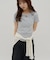 【umm.】ロゴプレート半袖Tシャツ