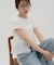 【umm.】花柄キャミ×Tシャツセット
