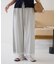 裾レース裏毛パンツ