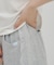 【umm.】サイドレーススウェットワイドパンツ