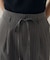 【Noka】ハイウエストベルト付ワイドパンツ
