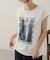 【Noka/汗染み防止】フォトプリントフレンチTシャツ