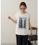 【Noka/汗染み防止】フォトプリントフレンチTシャツ