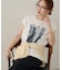 【Noka/汗染み防止】フォトプリントフレンチTシャツ