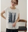 【Noka/汗染み防止】フォトプリントフレンチTシャツ