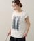 【Noka/汗染み防止】フォトプリントフレンチTシャツ