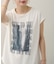 【Noka/汗染み防止】フォトプリントフレンチTシャツ