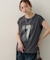 【Noka/汗染み防止】フォトプリントフレンチTシャツ