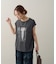 【Noka/汗染み防止】フォトプリントフレンチTシャツ