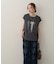 【Noka/汗染み防止】フォトプリントフレンチTシャツ