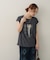 【Noka/汗染み防止】フォトプリントフレンチTシャツ