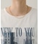 【Noka/汗染み防止】フォトプリントフレンチTシャツ