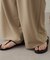 【Noka】カットジョーゼット2タックパンツ