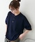 【Enlude】レイヤードライク半袖ニットポロ《ユニセックス》