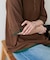 【Enlude】レイヤードライク半袖ニットポロ《ユニセックス》