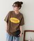 【Enlude】ピグメントスラブサインボードTシャツ《ユニセックス》