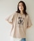 【Noka】フォトプリントロゴ半袖Tシャツ