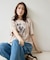 【Noka】フォトプリントロゴ半袖Tシャツ