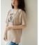 【Noka】フォトプリントロゴ半袖Tシャツ