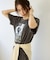 【Noka】フォトプリントロゴ半袖Tシャツ