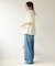 【Noka】開襟ドロスト半袖シャツ
