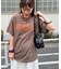 【Enlude/着回し抜群◎】フレンチロゴTシャツ《ユニセックス》
