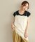 【Noka】UネックフレンチTシャツ
