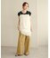 【Noka】UネックフレンチTシャツ